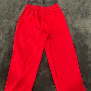 Women's Red Trousers